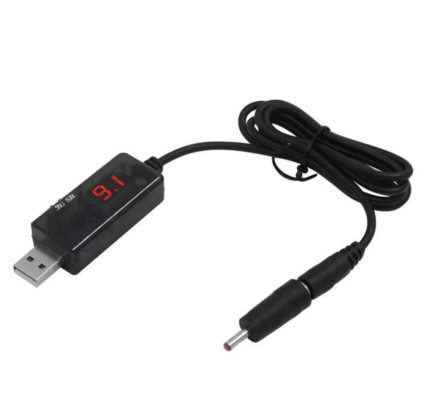 USB підвищувальний перетворювач 5V &rarr; 9V/12V з дисплеєм, DC 5.5&times;2.1 мм SKU-00183 фото
