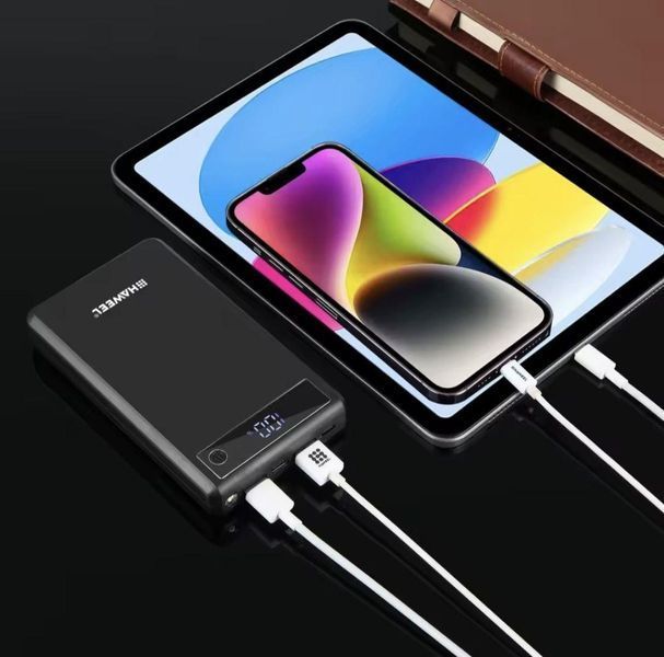 Внешний аккумулятор павербанк 18000mAh(19200mAh реал) с фонариком быстрая зарядка QC PD 22.5w PowerBank Haweel SKU-00031 фото