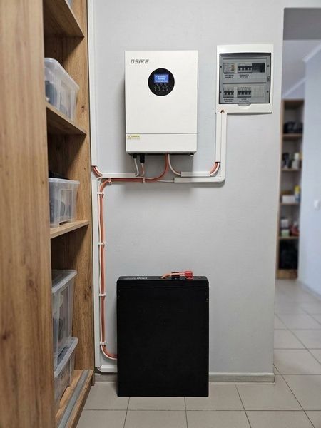 Акумуляторний блок LiFePO4 51.2V 3kWh (5.1 кВт) з BMS для інверторів та ДБЖ SKU-00361 фото