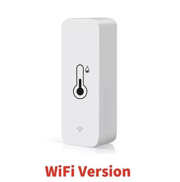 Датчик температури та вологості WiFi Tuya Smart 2.4GHz + батарейки | Розумний сенсор клімату Smart Life SKU-00143 фото