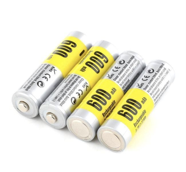 Акумулятор 14500/AA літій-іонний (Li-Ion) Soshine 14500-3.7-600 Button Top, 600mAh, 1.2A, 4.2/3.7/3.0V, SKU-00275 фото