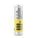 Акумулятор 14500/AA літій-іонний (Li-Ion) Soshine 14500-3.7-600 Button Top, 600mAh, 1.2A, 4.2/3.7/3.0V, SKU-00275 фото 2