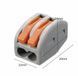 Клеммная колодка PCT-212 самозажимная WAGO. Клеммa быстрого монтажа 2pin. 32 А 250 V. 0,08-2,5 (4,0) мм2 SKU-00373 фото 4