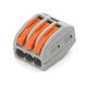 Клеммная колодка PCT-213 самозажимная WAGO. Клеммa быстрого монтажа 3pin. 32 А 250 V. 0,08-2,5 (4,0) мм2 SKU-00372 фото 1