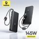 Павербанк Baseus Enerfill FC41 145W 25000mAh Black вбудовані 2х кабелі type-c SKU-00063 фото 1