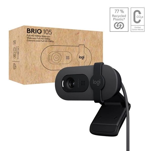 Веб-камера Logitech Brio 105 Full HD Graphite SKU-00265 фото