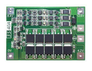 BMS плата 4S 40A для Li-ion Защита аккумулятора с балансировкой SKU-00241 фото