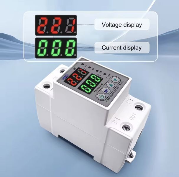 Реле защиты напряжения TOMZN TOVPD1-40-EC / защита от перепада напряжения SKU-00065 фото
