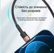 Кабель USB &mdash; Lightning Essager 2.4A Fast Charging для iPhone/iPad (1м), чорний SKU-00198 фото 4