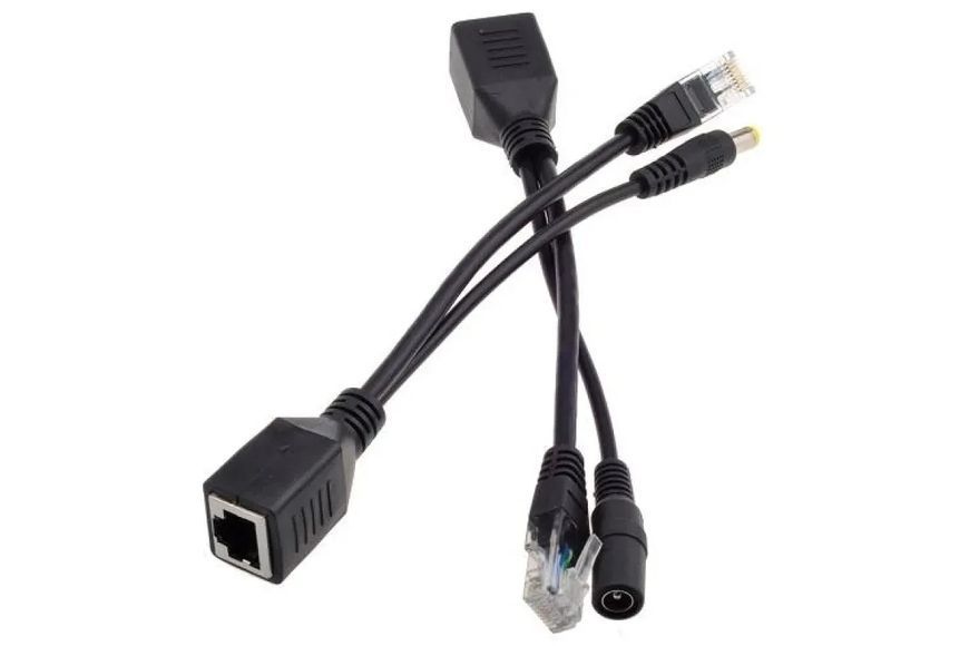 2x Сплітер PoE інжектор для камер Ethernet 5.5x2.1мм SKU-00197 фото