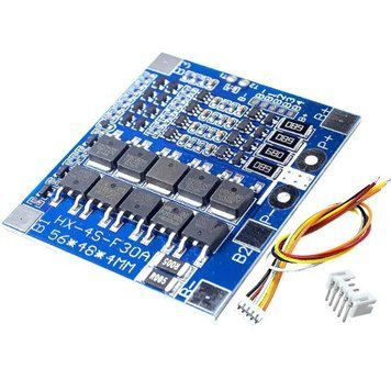 BMS 4S LiFePo4 30A | Плата защиты с балансиром | Контроллер заряда-разряда| HX-4S-F30A SKU-00078 фото