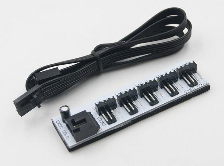 Сплітер перехідник Deepcool FH-024 5 кулерів 4 pin Fan Hub SKU-00096 фото