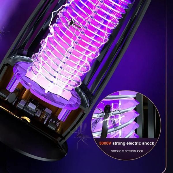 Электрический уничтожитель комаров и насекомых 2 в 1: LED лампа ловушка SKU-00228 фото