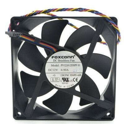 Foxconn PV123812DSPF01 - Вентилятор Dell 120 мм x 38 мм - 12В 0.90А 4 контактный бесщеточный кулер SKU-00230 фото
