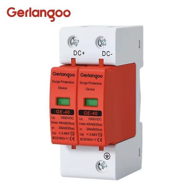 Захист від блискавки (ПЗІП) Gerlangoo GE-40 DC 1000В для фотоелектричних систем (DC 2P) SKU-00205 фото