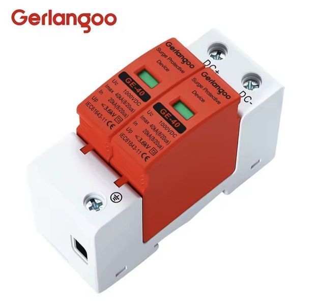 Захист від блискавки (ПЗІП) Gerlangoo GE-40 DC 1000В для фотоелектричних систем (DC 2P) SKU-00205 фото