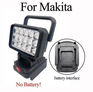 Прожектор свет для Makita 18V 15W с разъемом DC 12V SKU-00091 фото