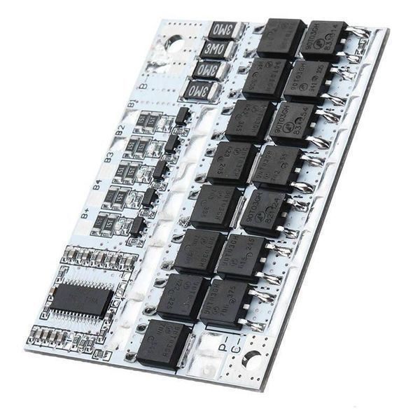 BMS контроллер с балансировкой 100A для аккумуляторов Li-ion 3S-5S SKU-00123 фото