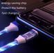 Сяючий кабель USB - Micro USB синій SKU-00243 фото 5