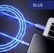 Сяючий кабель USB - Micro USB синій SKU-00243 фото 3
