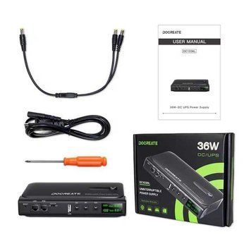 UPS для роутера DC1036L 14000mAh 36 W Output 5V/9V/12V/24V LED дисплей з відновленими АКБ SKU-00048 фото